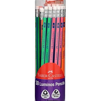 Faber Castell Luminos Eraser Tip Pencil Jar 30