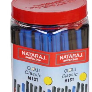 Natraj GCM Ball Pen Blue Jar (100 PCS)