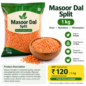 Masoor Dal Split 1kg