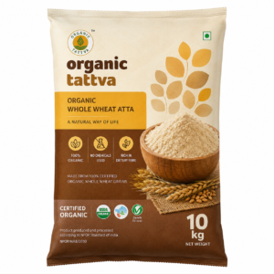 Organic Tattva Whole Wheat Atta 10kg