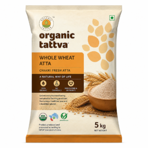 Organic Tattva Whole Wheat Atta 5kg